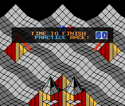 Marble Madness Level 1 Title - Nintendo NES