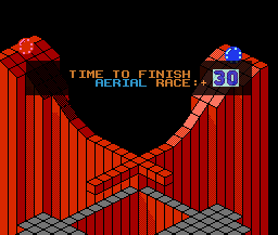 Marble Madness Level 4 Title - Nintendo NES