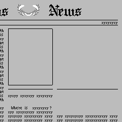 Mike Tyson's Punch-Out!! Newspaper Screen - Nintendo NES BG