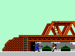 Rush'n Attack Screen Shot Level 1