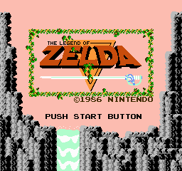 The Legend of Zelda Title Screen