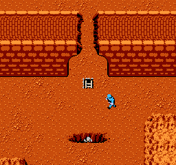 Commando Area 4-2 Screen - Nintendo NES