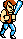 Will Bat (right) - Double Dragon NES Nintendo Sprite