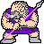 Gold Orc - Dragon Warrior II NES Nintendo Sprite
