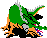 Green Dragon - Dragon Warrior II NES Nintendo Sprite
