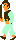Stick Figher (left) - Kung Fu NES Nintendo Sprite