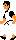 Thomas (left) - Kung Fu NES Nintendo Sprite