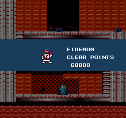 Fire Man - Mega Man Screen