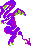 Ridley Jumping (left) - Metroid NES Nintendo Sprite