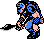 Boss 1 Barbarian (left) - Ninja Gaiden NES Nintendo Sprite