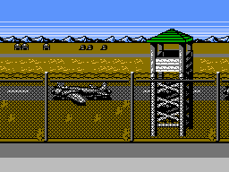 Rush'n Attack Screen Shot Level 2 BG