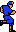 Player 1 Right - Rush'n Attack NES Nintendo Sprite