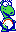 Birdo Green (right, dark) - Super Mario Brothers 2 NES Nintendo Sprite