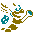 Ludwig von Koopa (right) - Super Mario Brothers 3 - NES Nintendo Sprite
