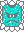 Thwomp gray - Super Mario Brothers 3 - NES Nintendo Sprite