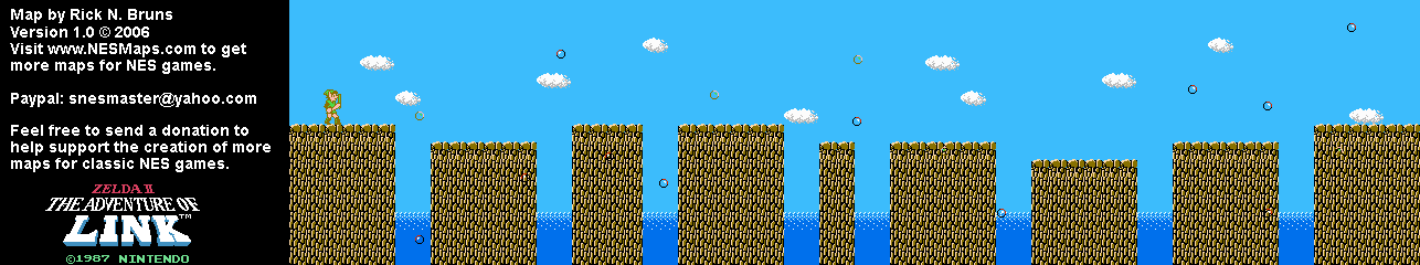 Zelda II The Adventure of Link - Hidden Area [03b] - NES Map