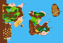 Zelda II Overworld